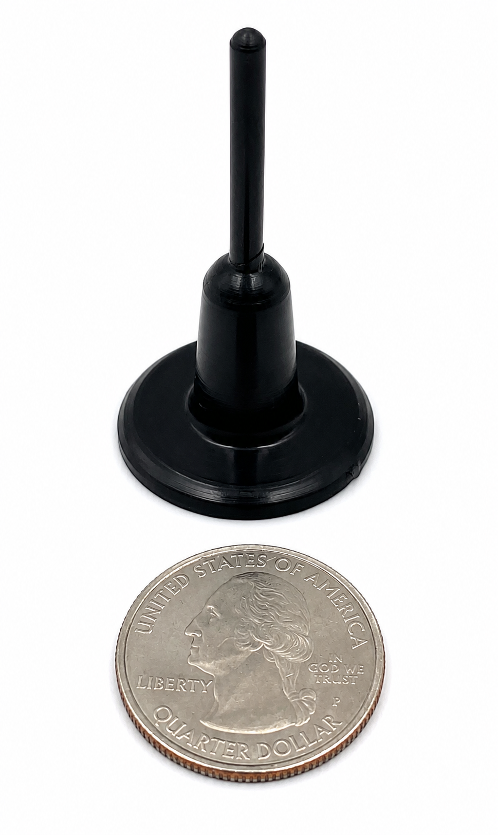 1" Medium PSA (Pressure Sensitive Adhesive) Holder with 1/8" Shank