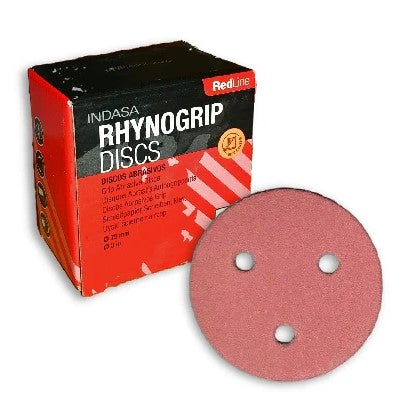 3" 3 HOLE H&L RED RESIN (INDASA) DISCS