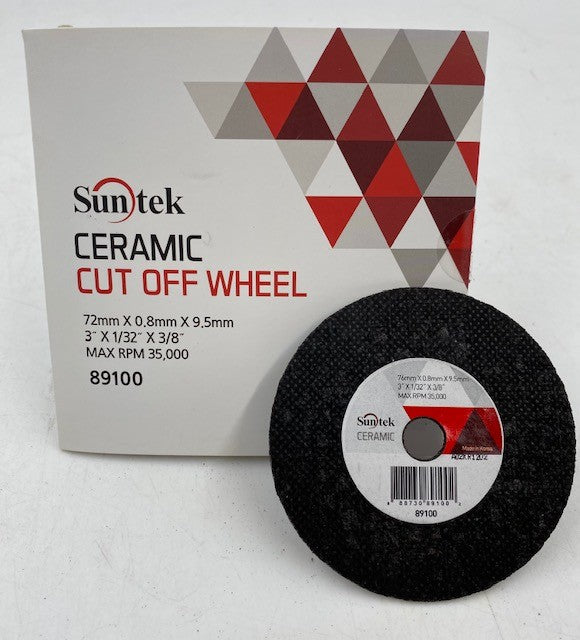 3" DIAM X 1/32" THICK X 3/8" CUT-OFF WHEEL USA or Germany (95112)