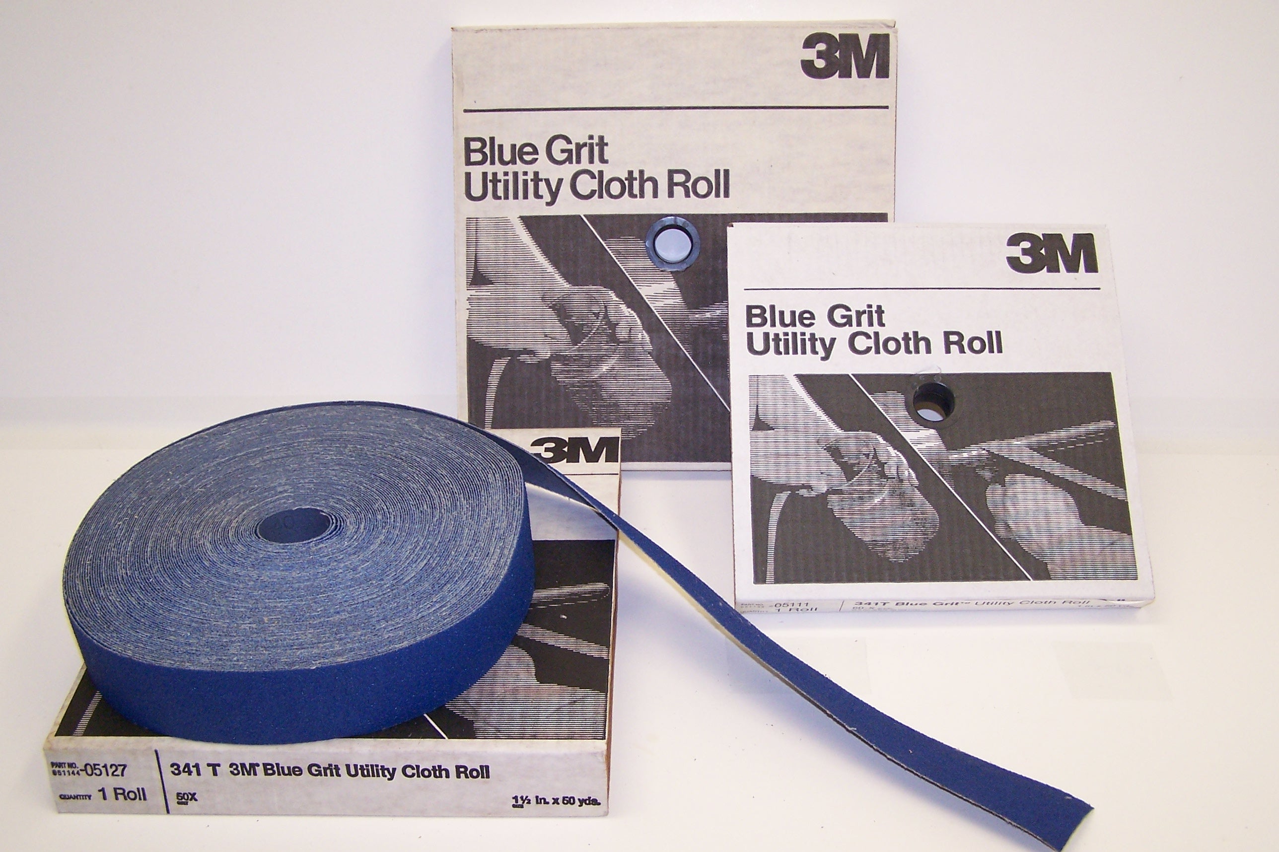1" X 50 YDS 3M BLUE UTILITY CLOTH ROLL