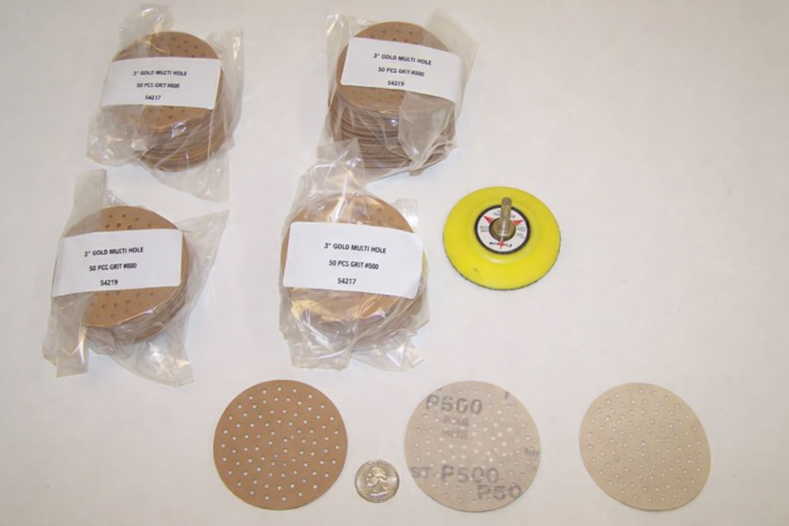 3" MULTI HOLE H&L BEIGE DISCS