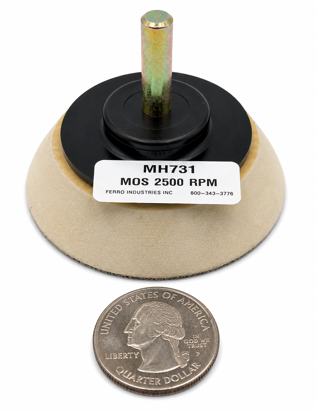 3" PSA (Pressure Sensitive Adhesive) Holder with 1/4" Shank