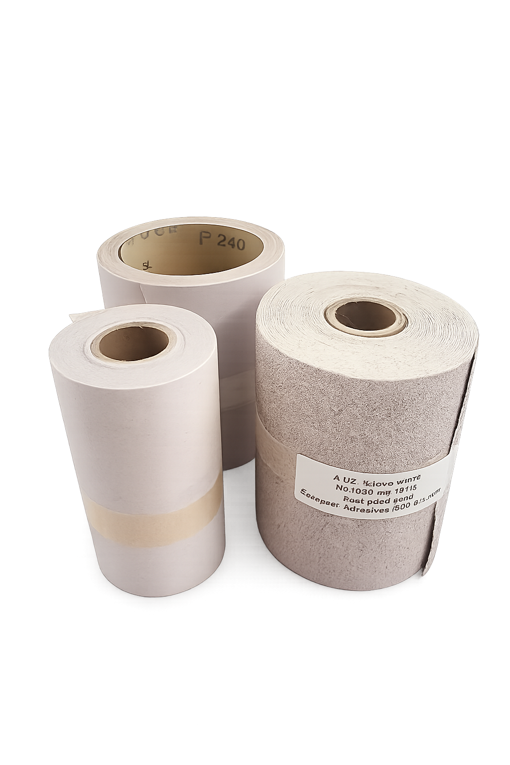 4 1/2" X 10YD INDASA WHITE PSA ROLL