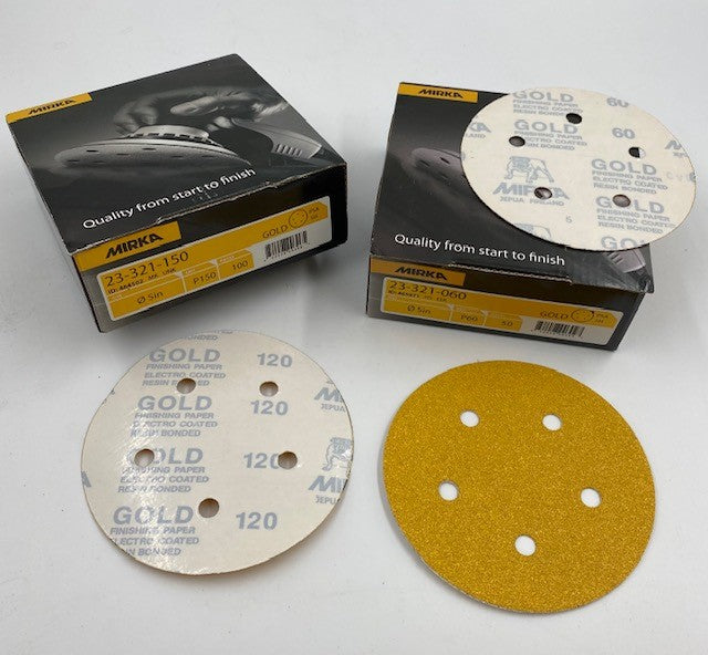 5 HOLE PSA MIRKA GOLD DISCS