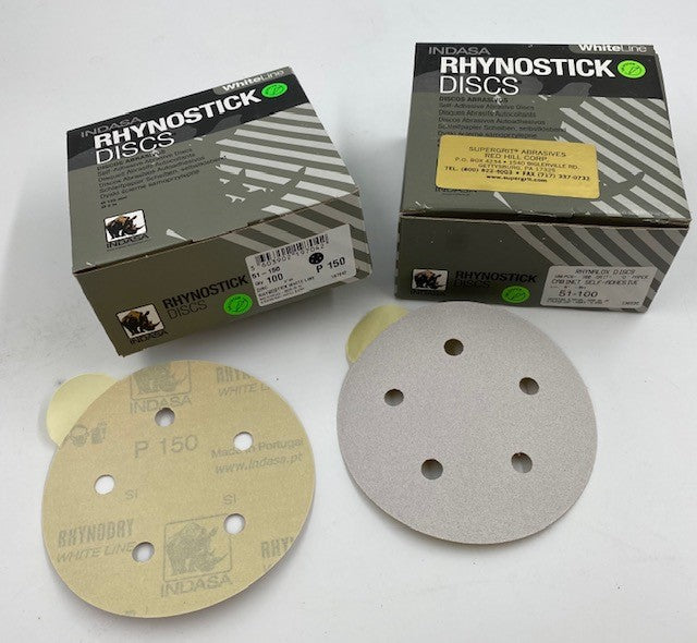 5 HOLE PSA INDASA WHITE DISCS