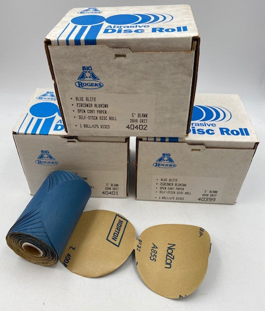 5", 6", & 8" SOLID PSA ZIRCONIA DISCS