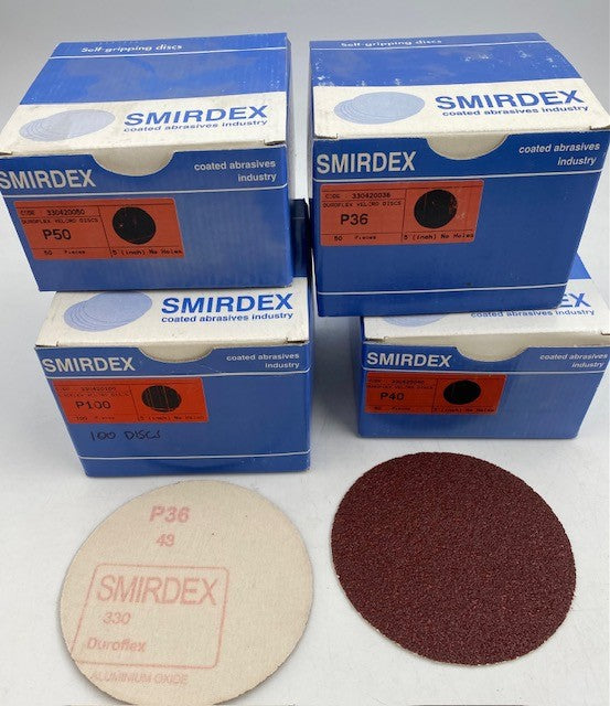 5" SOLID H&L RED RESIN (SMIRDEX GREECE) DISCS