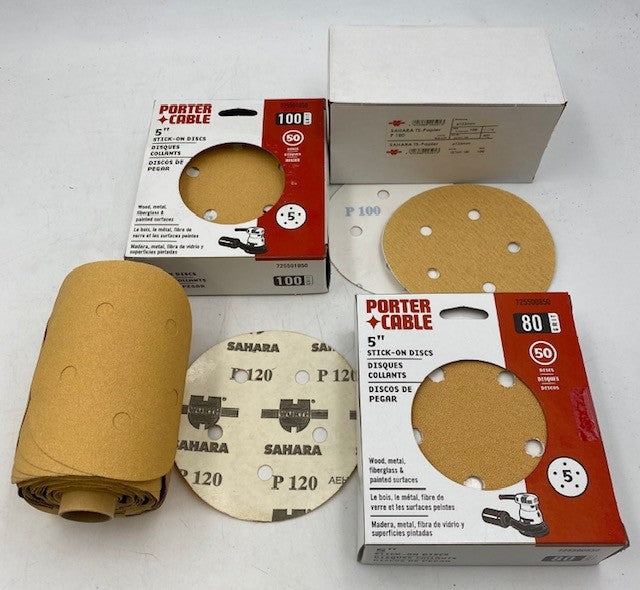 5" 5 HOLE PSA UNBRANDED MIRKA GOLD DISCS