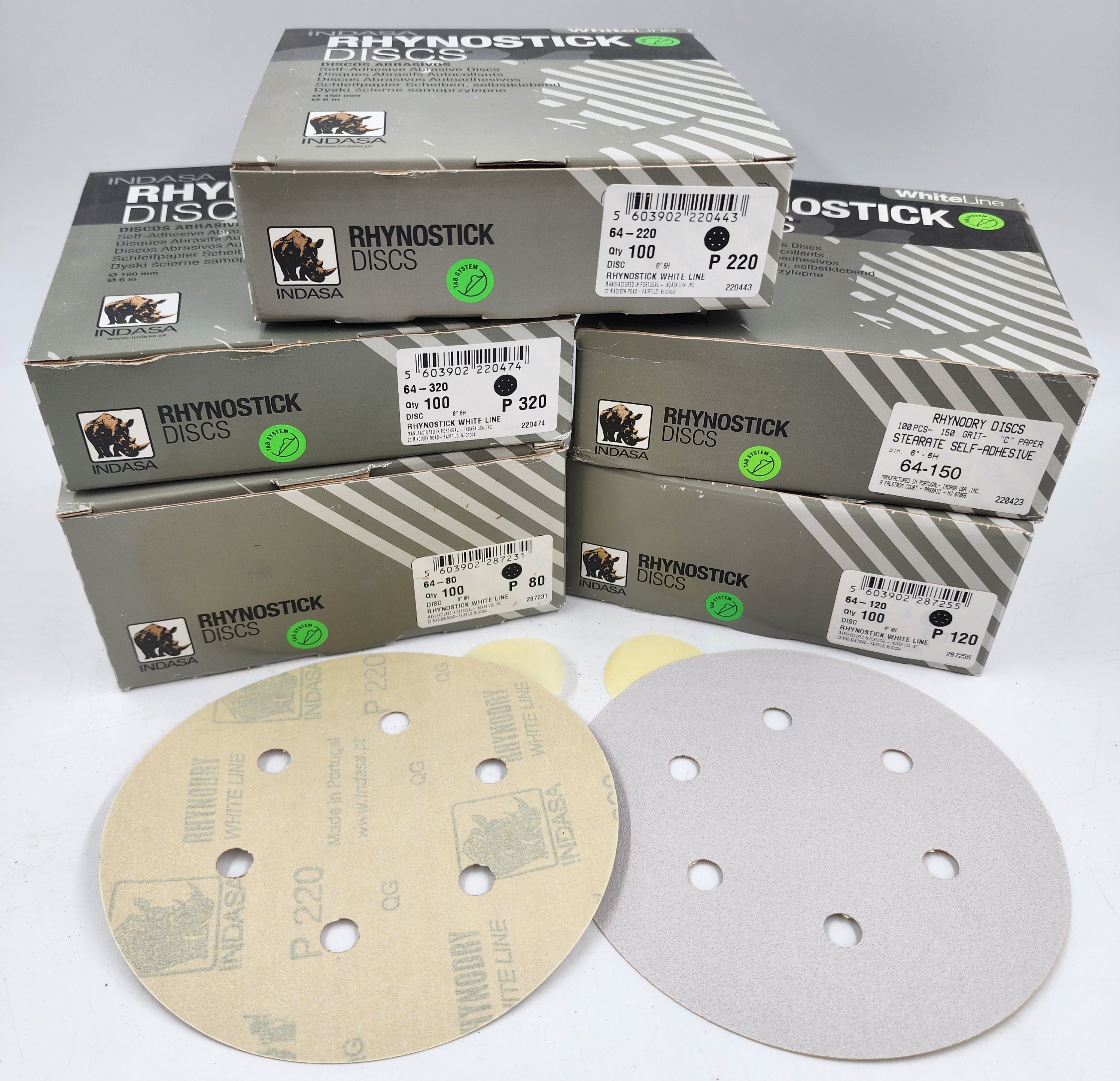 6 HOLE PSA INDASA WHITE DISCS