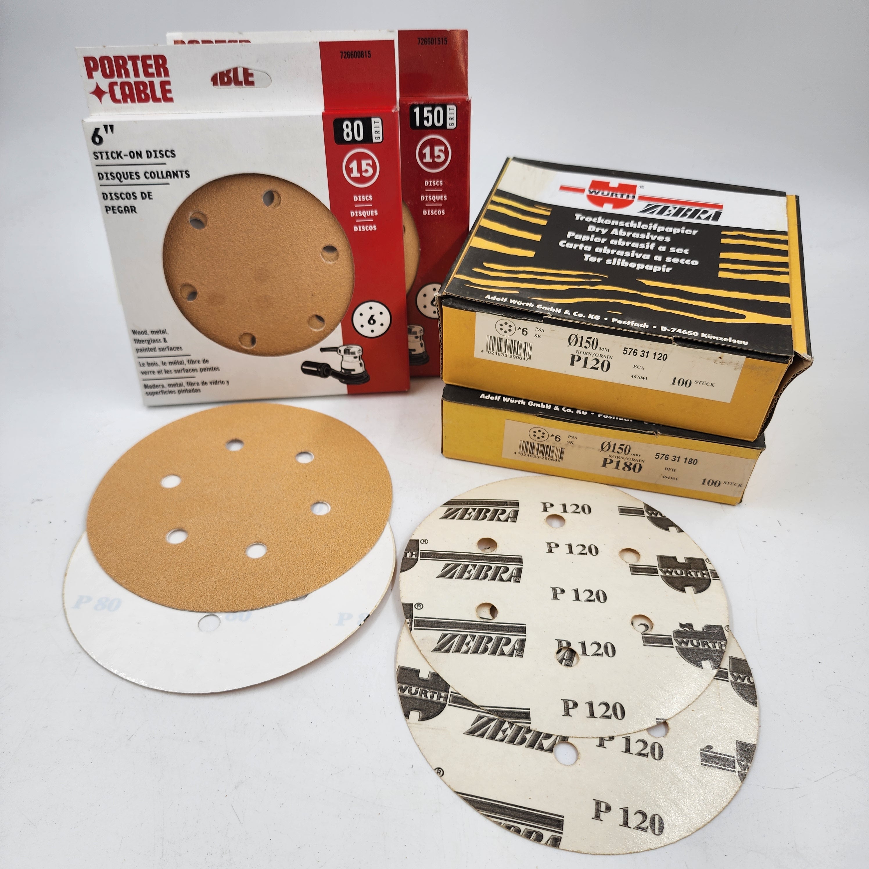 6 HOLE PSA UNBRANDED MIRKA GOLD DISCS