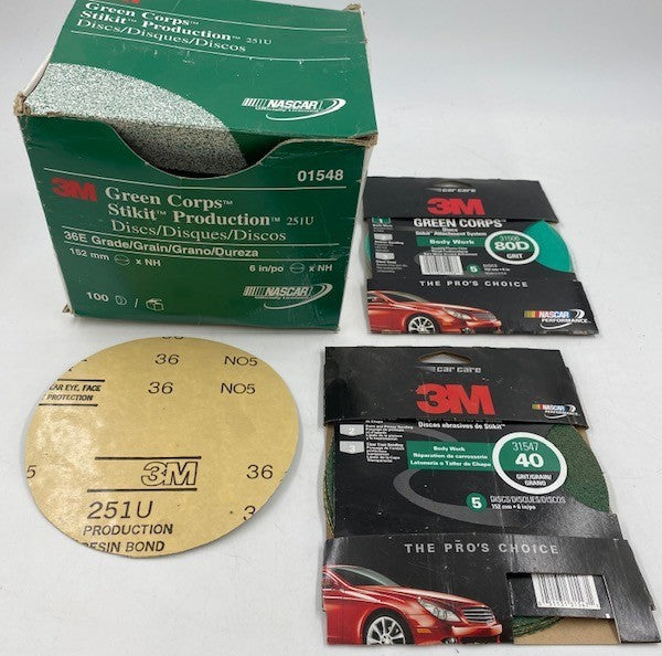 SOLID PSA ZIRCONIA 3M GREEN CORP DISCS