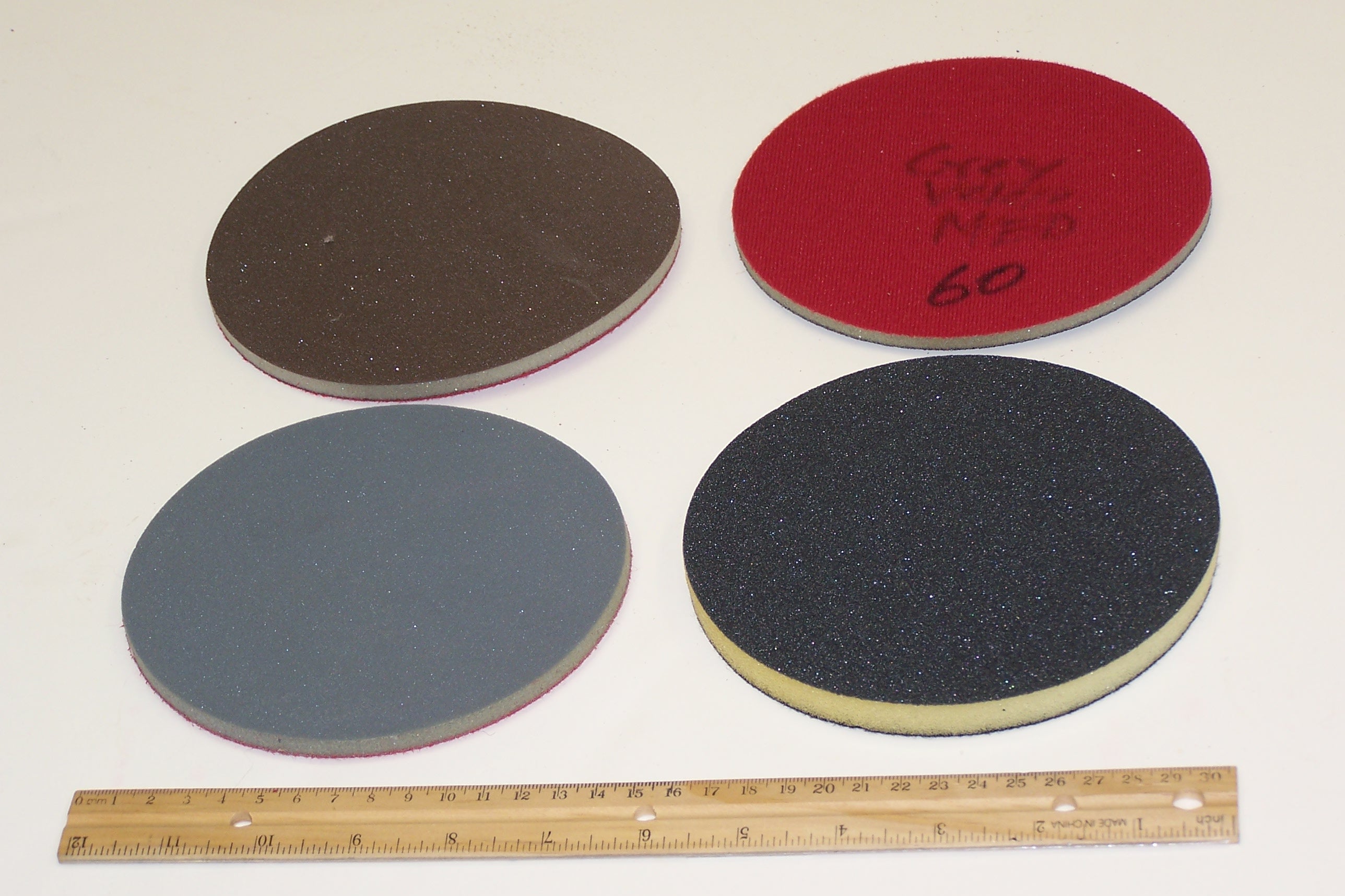 H&L BLACK SILICON CARBIDE FOAM BACKED DISCS