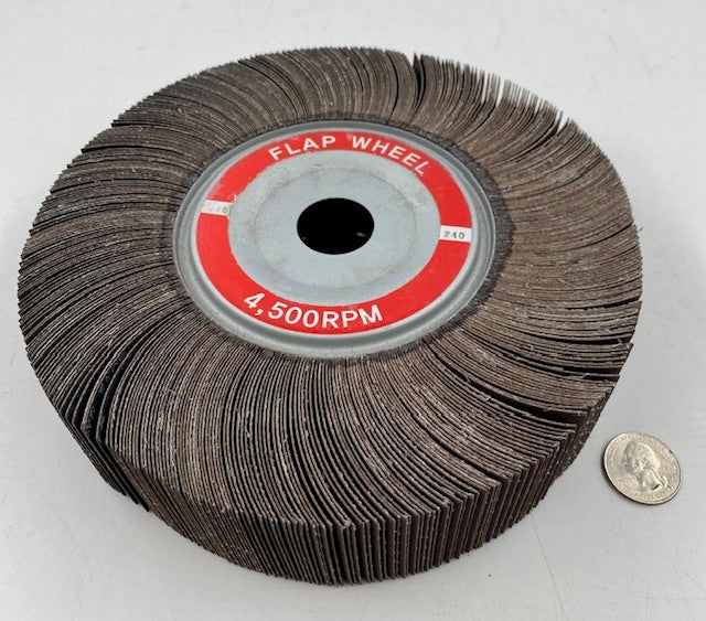 8" X 2" X 1" Un-mounted Flap Wheel