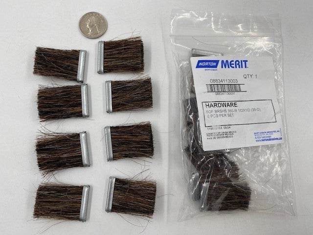 SAND-O-FLEX (MERIT) SET OF 8 REPLACEMENT BRUSHES 13003