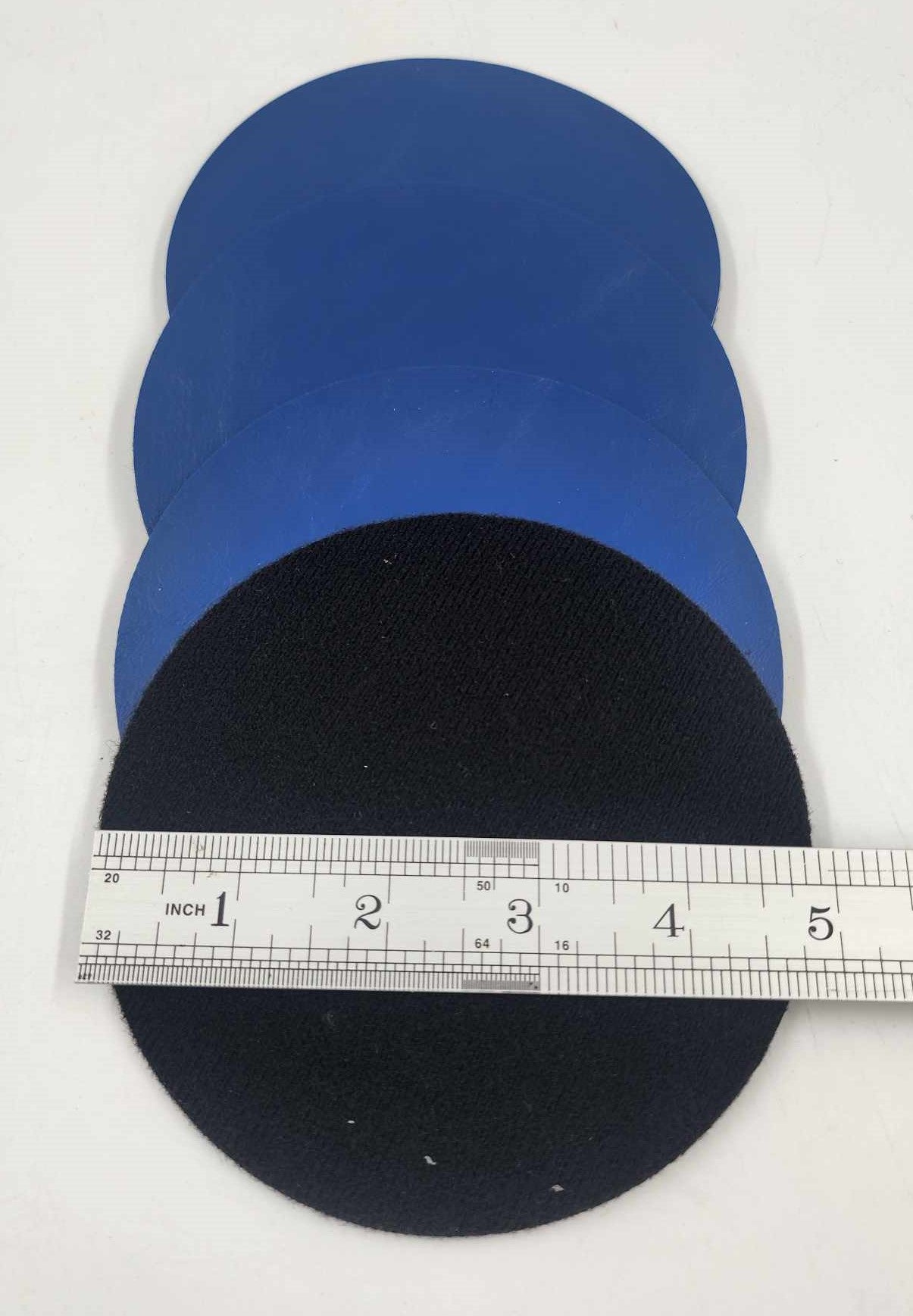 SOLID 1/8" CONVERSION DISCS BLUE VINYL H&L TO PSA