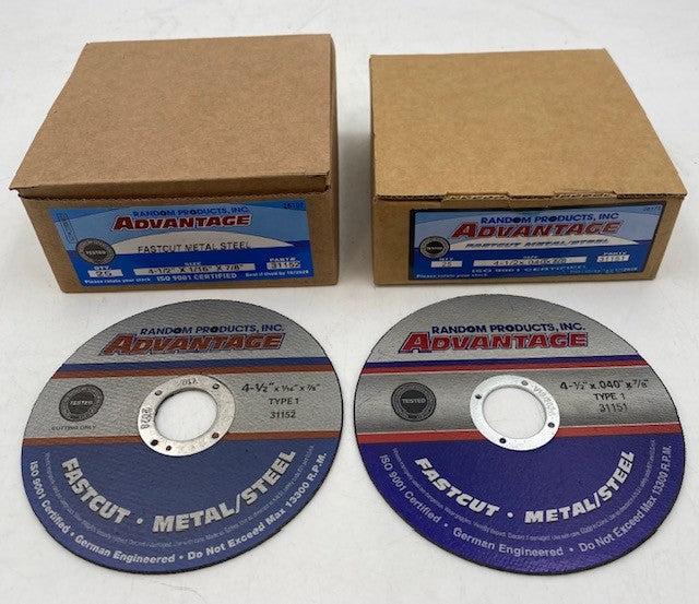 4 1/2" DIAM X 0.40" THICK X 7/8" CUT-OFF WHEEL Import (31151)