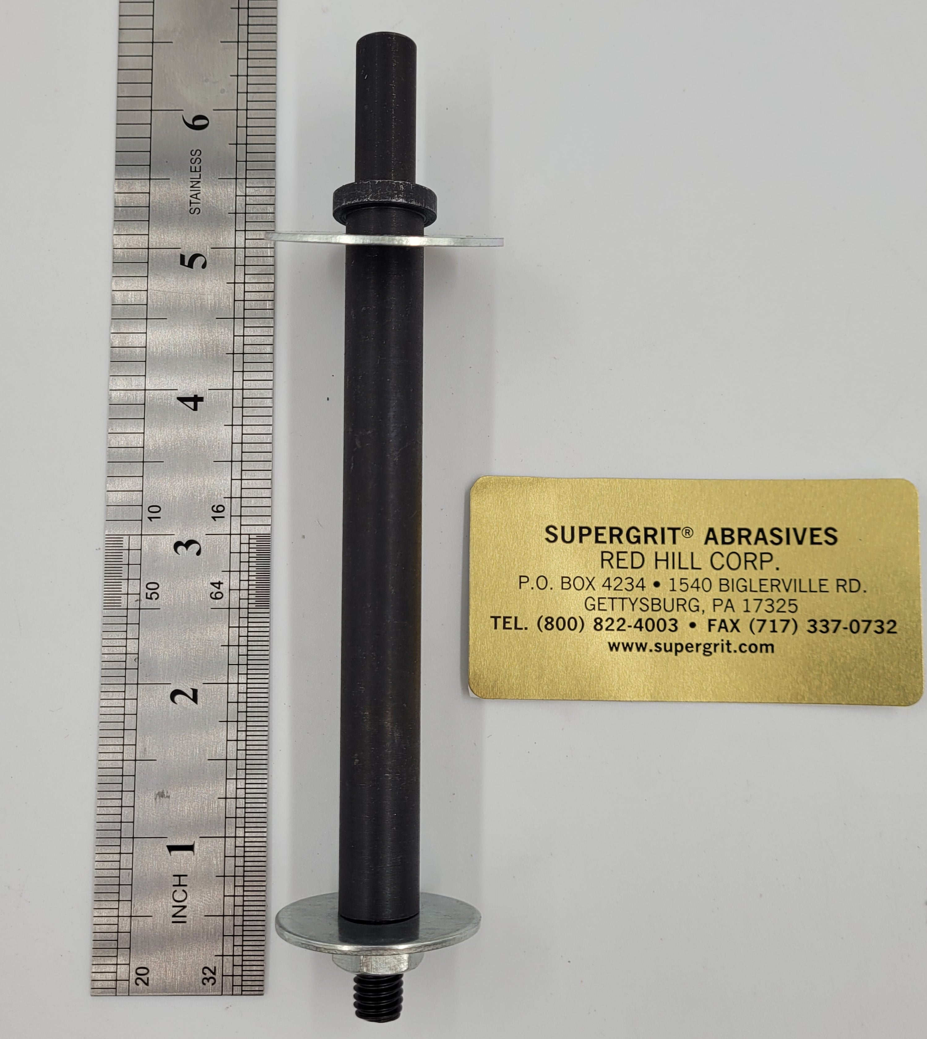 Mandrel for 4 1/2" x 1/2" Arbor Drums #D2722 (3/8" REDUCED SHANK)