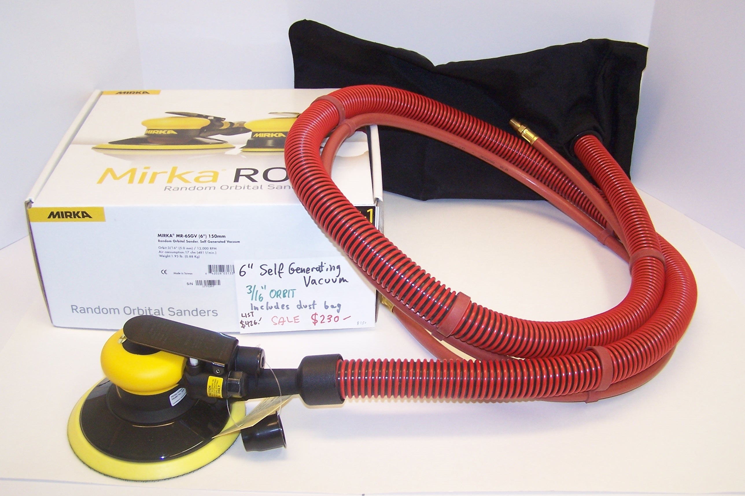 6" DA Sanders 5/16" ORBIT NON VACUUM (MR-608)