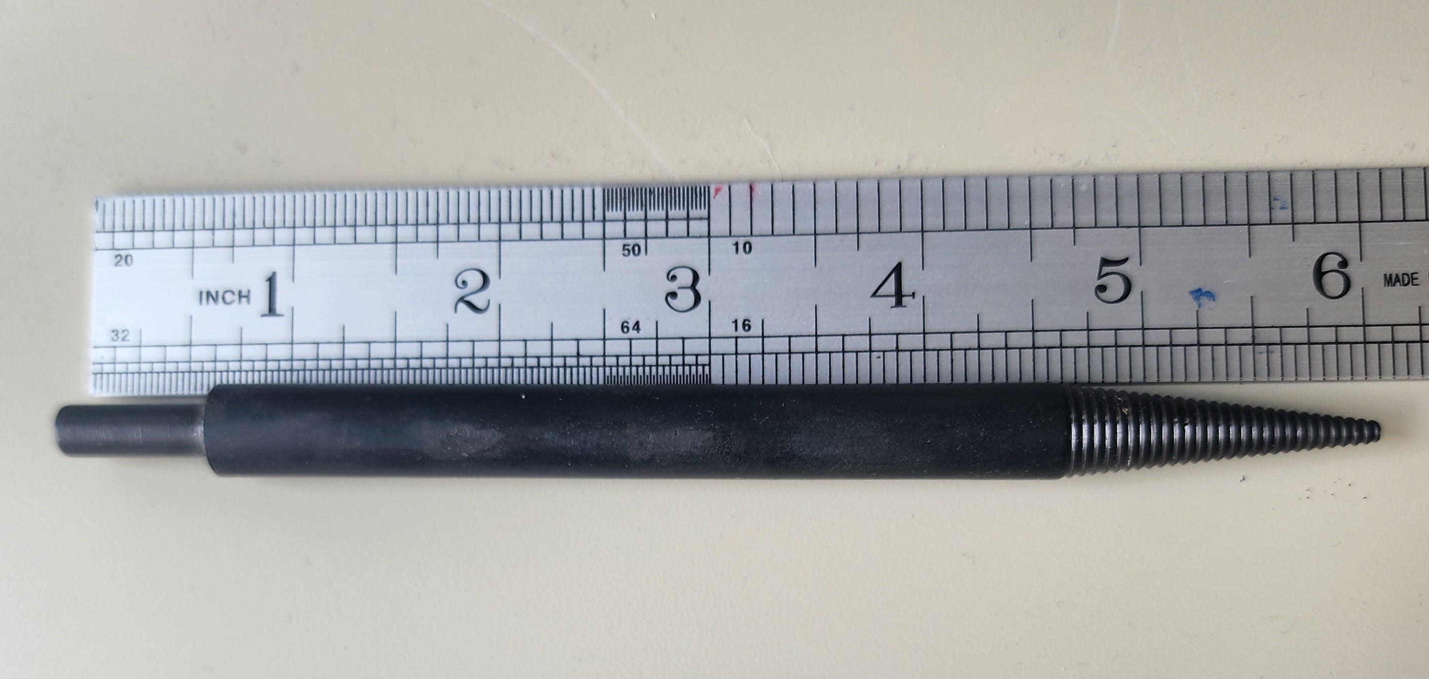 Tapered Mandrel for buff X 1/4" shank (6" OAL)