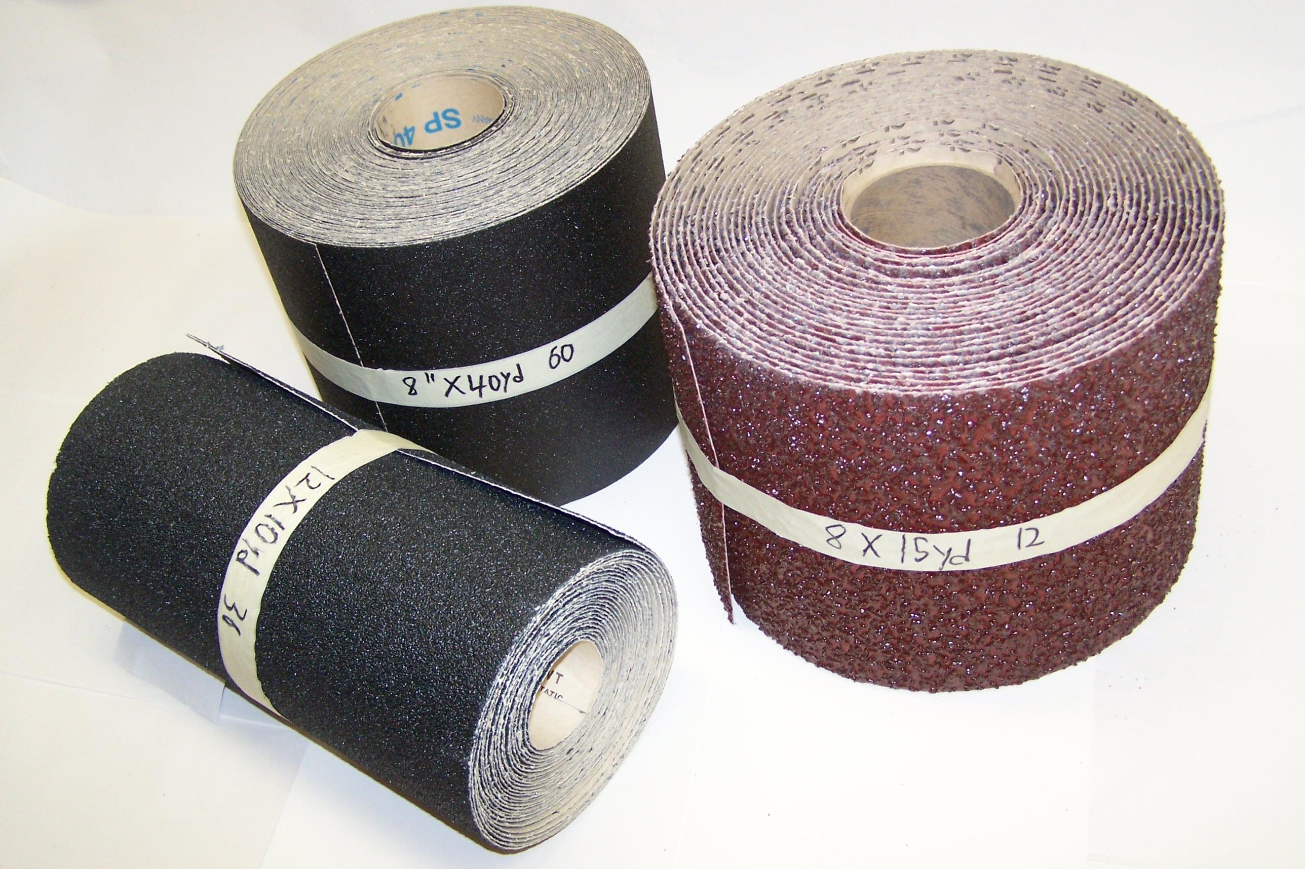 8" BLACK SC FLOOR ROLL