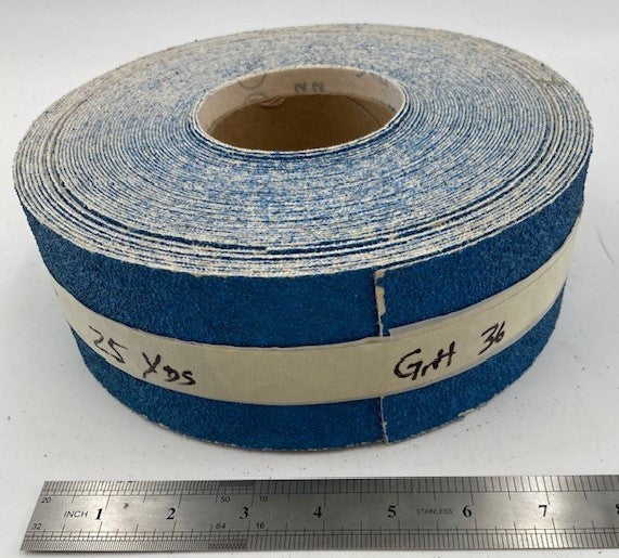 3" BLUE ZIRC HOOK & LOOP ROLL