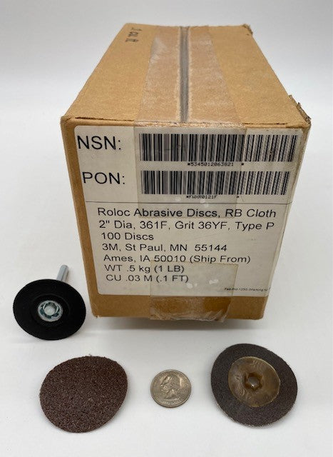 POWER LOCK DISCS AO (C) 3M 361F (free holder w. 100pc pur).