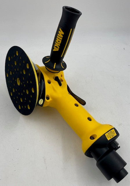 Mirka MR-610THCV 6" Two-Handed Pneumatic H&L Sander – Aggressive, Vacuum ready, 10mm (3/8") Orbit