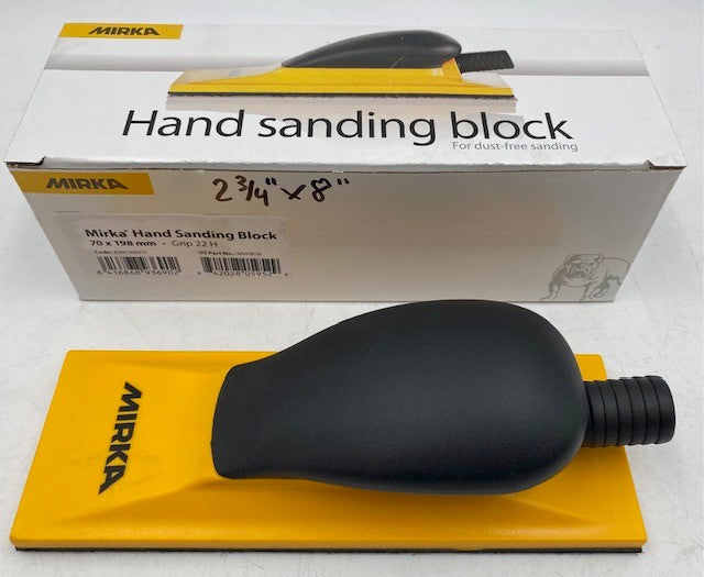 2 3/4" X 8" Mirka H&L Hand Sanding Block (MVHB38)