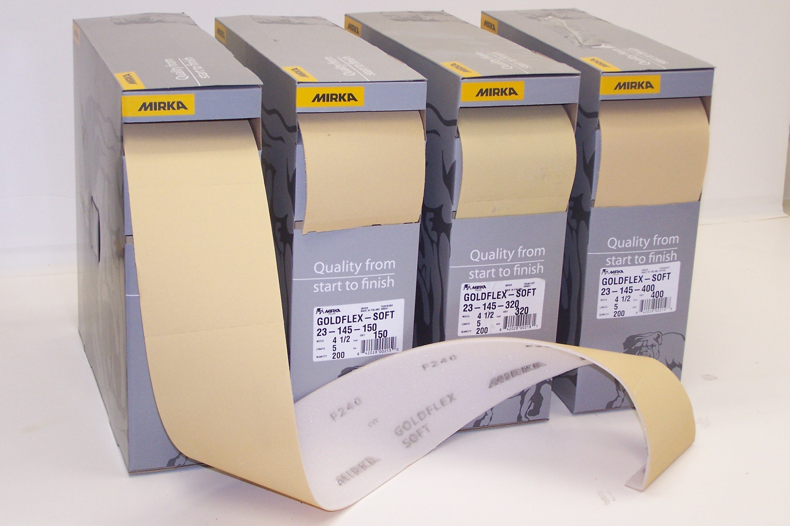 Mirka 4 1/2" x 5" Gold-Flex Soft Foam Pads