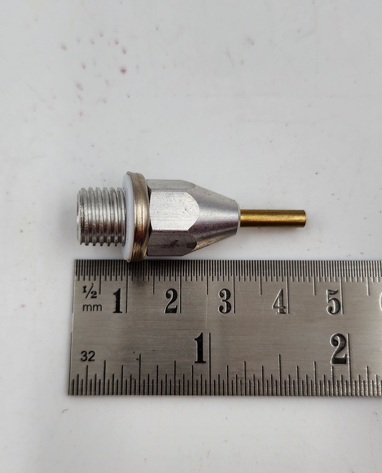 HYPODERMIC SPREADER NOZZLE 1/8" ORIFICE AND 1 3/4" LENGHT