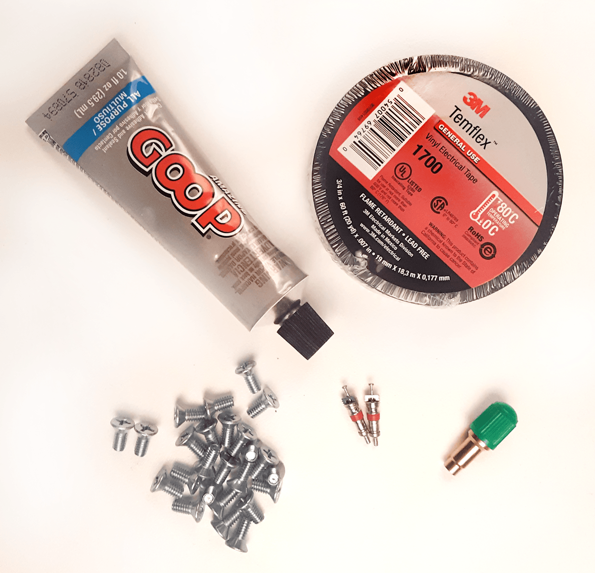 REPAIR KIT W/ VALVE STEMS