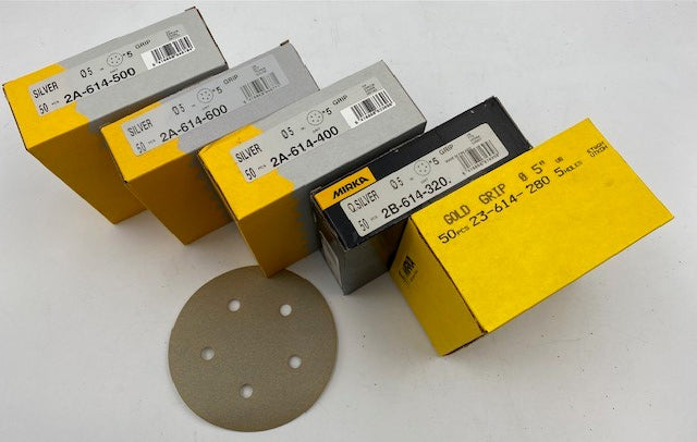 5 HOLE H&L SUPERGRIT MIRKA Q-SILVER DISCS