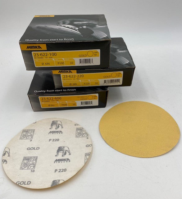 SOLID H&L MIRKA GOLD DISCS