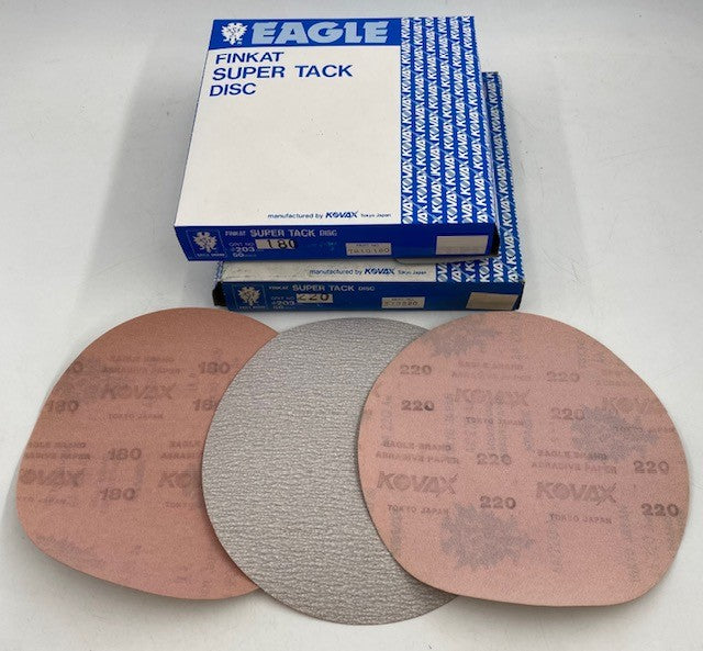 8" Solid H&L Eagle Japan / Kovax Aluminum Oxide Resin Discs