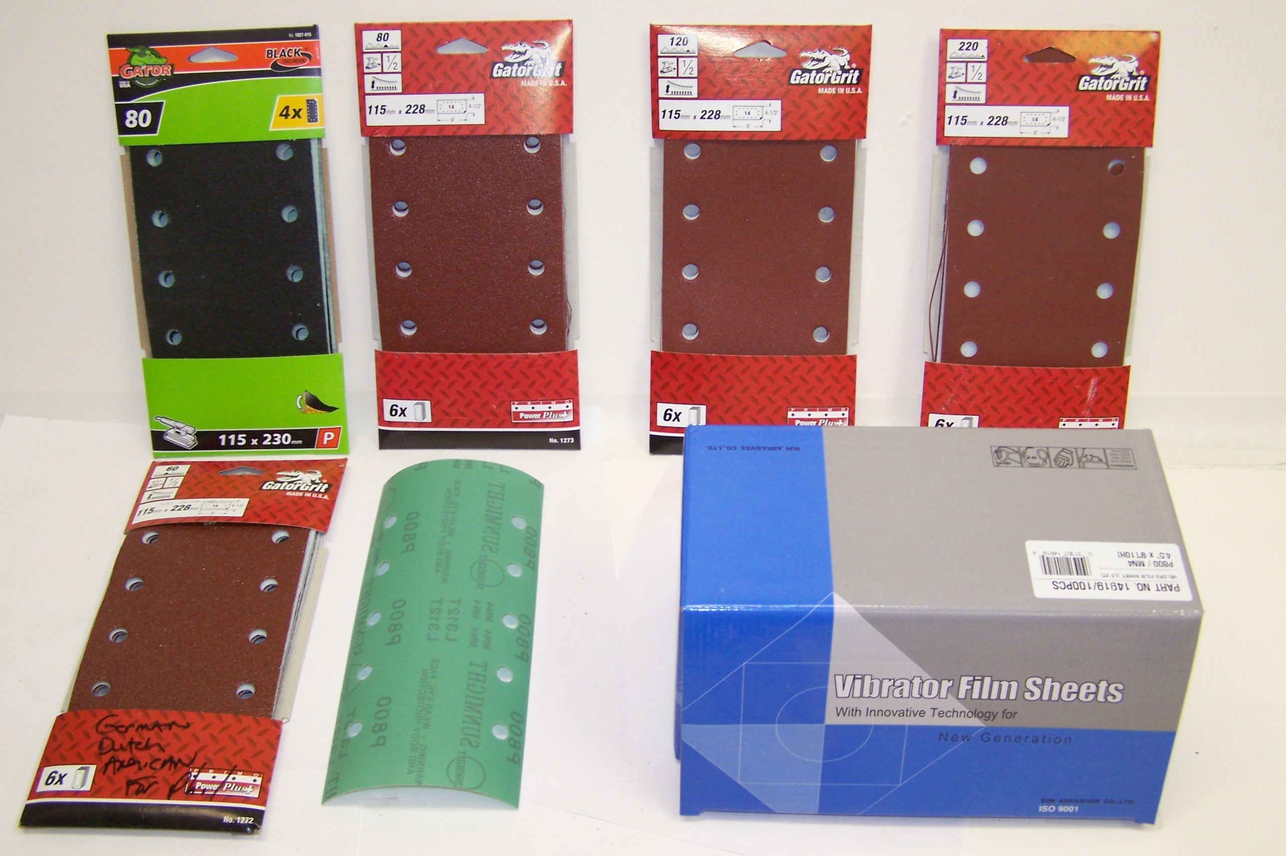 Premium Gator Grit H&L Red AO Sheets