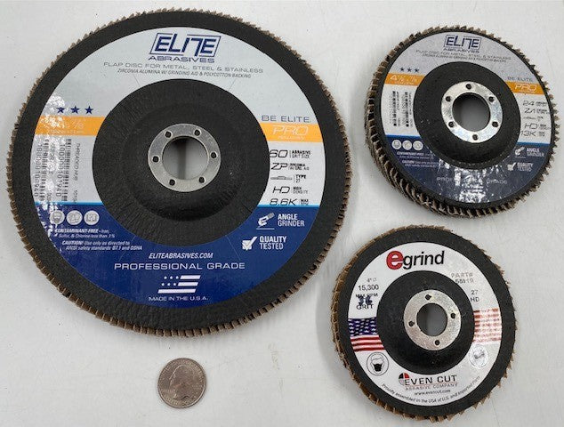 4 1/2" X 7/8" FLAP DISC TYPE 29 (ANGLED) - HD ZIRC USA BEST