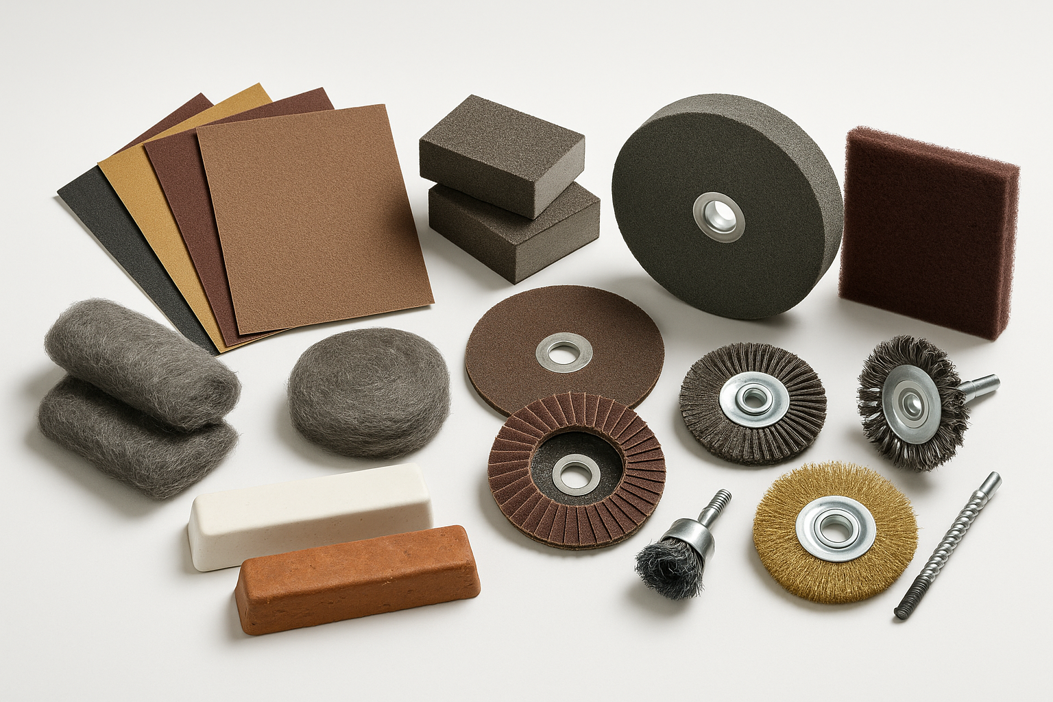 Assortment of abrasive products