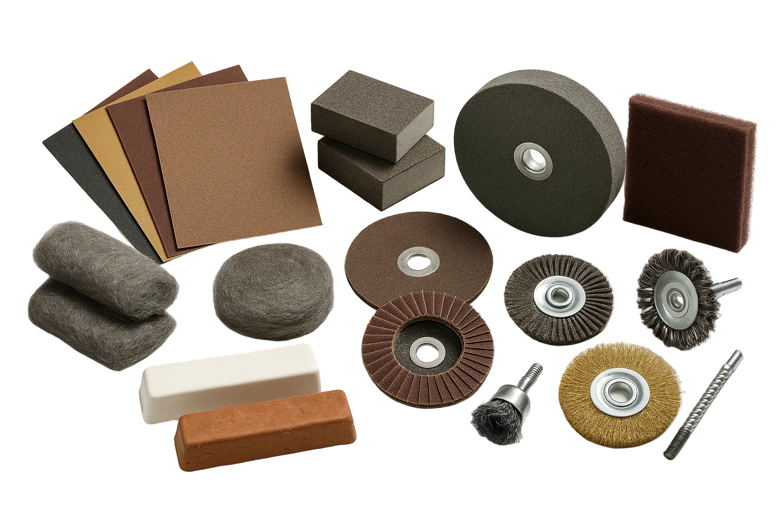 Assortment of abrasive products