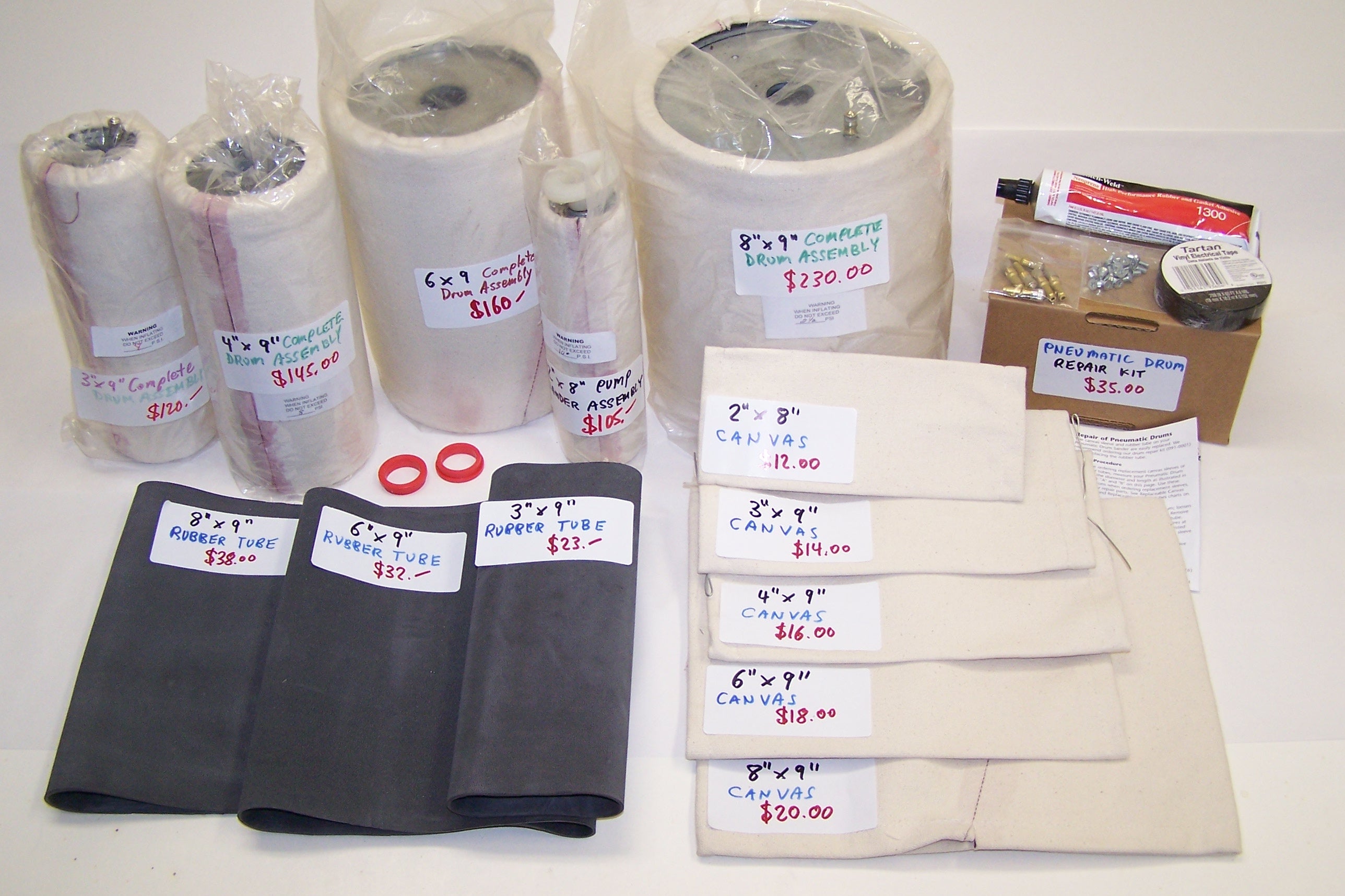 PUMP SANDING DRUM ASSEMBLY - 3/4" ARBOR