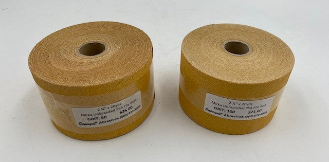 2 3/4" X 20 YDS UNBRANDED MIRKA GOLD PSA ROLLS