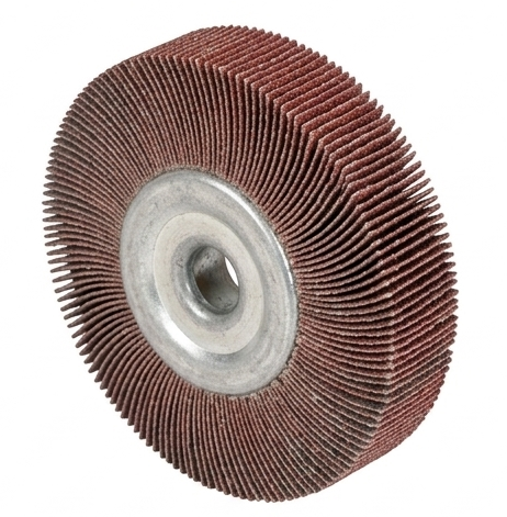 4" X 1" X 5/8" Un-mounted Flap Wheel USA 60 GRIT
