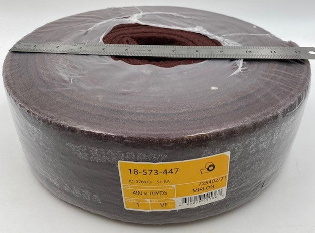 MAROON NONWOVEN MIRKA SCUFF 4" X 30 FT ROLL (360P)