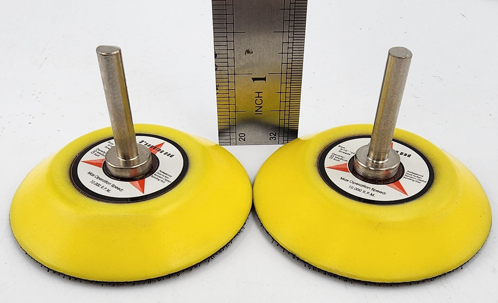 3" H&L HOLDER YELLOW FOAM MED 1/4" SHANK (IMPORT)