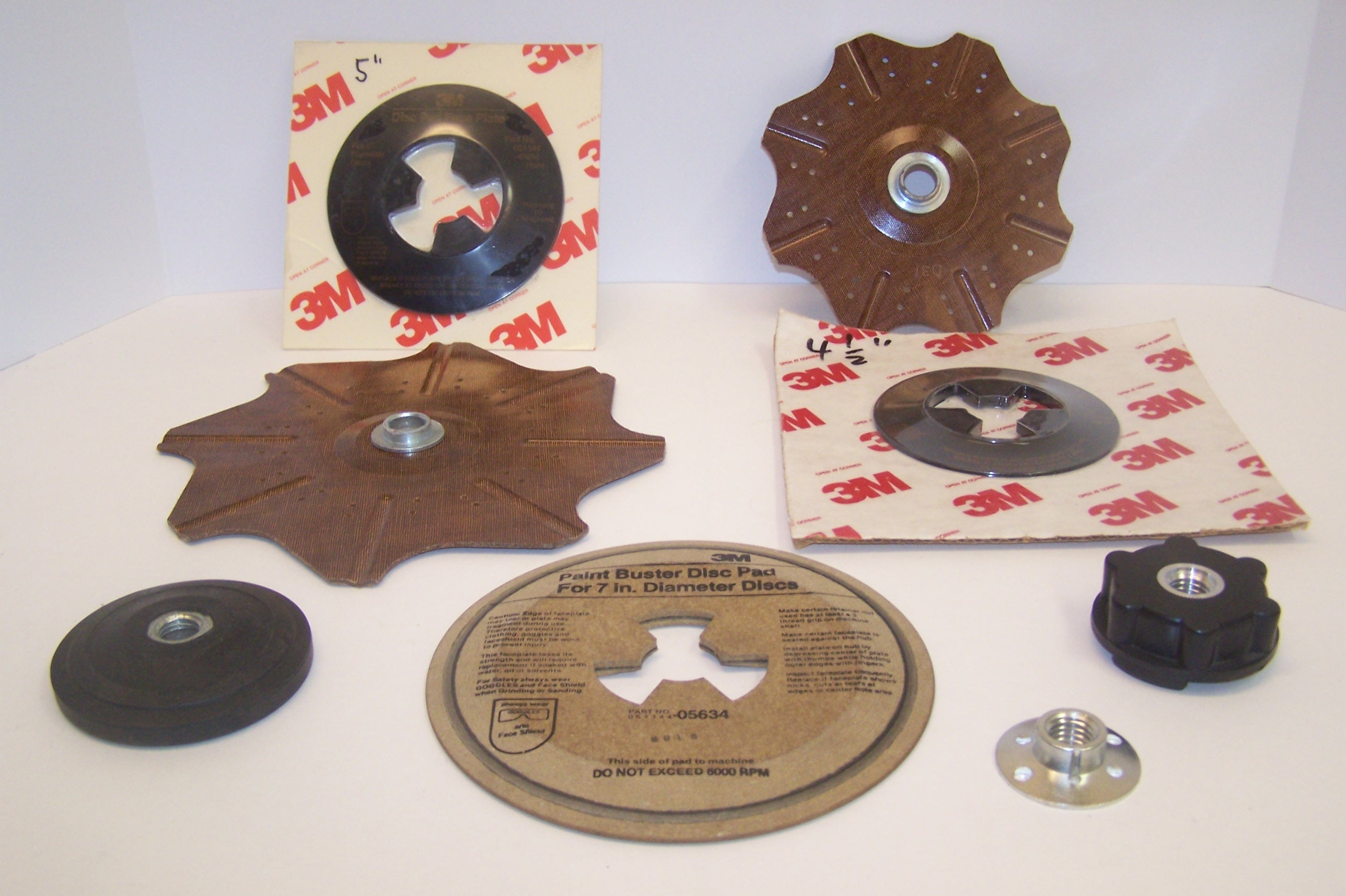 7" 3M (80516) FACE PLATE GREY MEDIUM