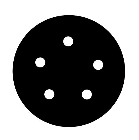 5 HOLE H&L BLACK SC WATERPROOF DISCS