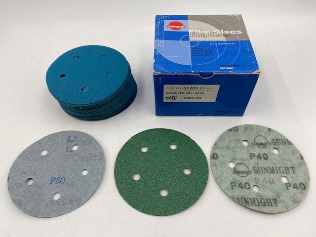 5 HOLE H&L BLUE DEER FILM BACKED DISCS