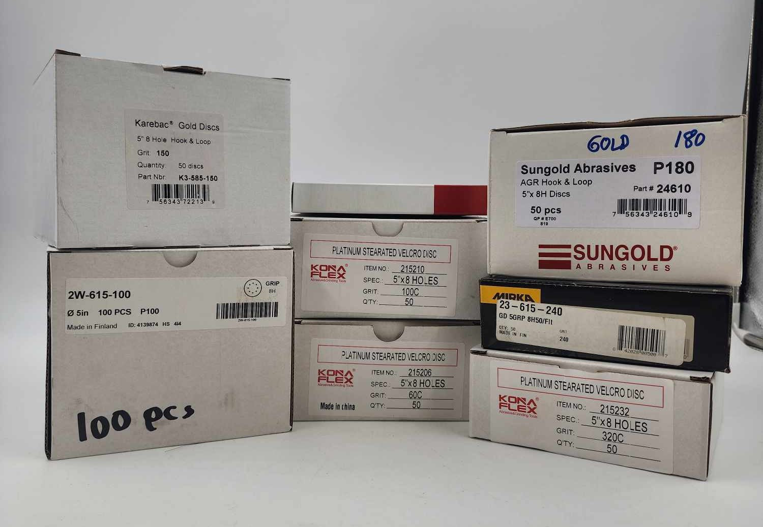 8 HOLE H&L SUPERGRIT WHITE PLATINUM DISCS