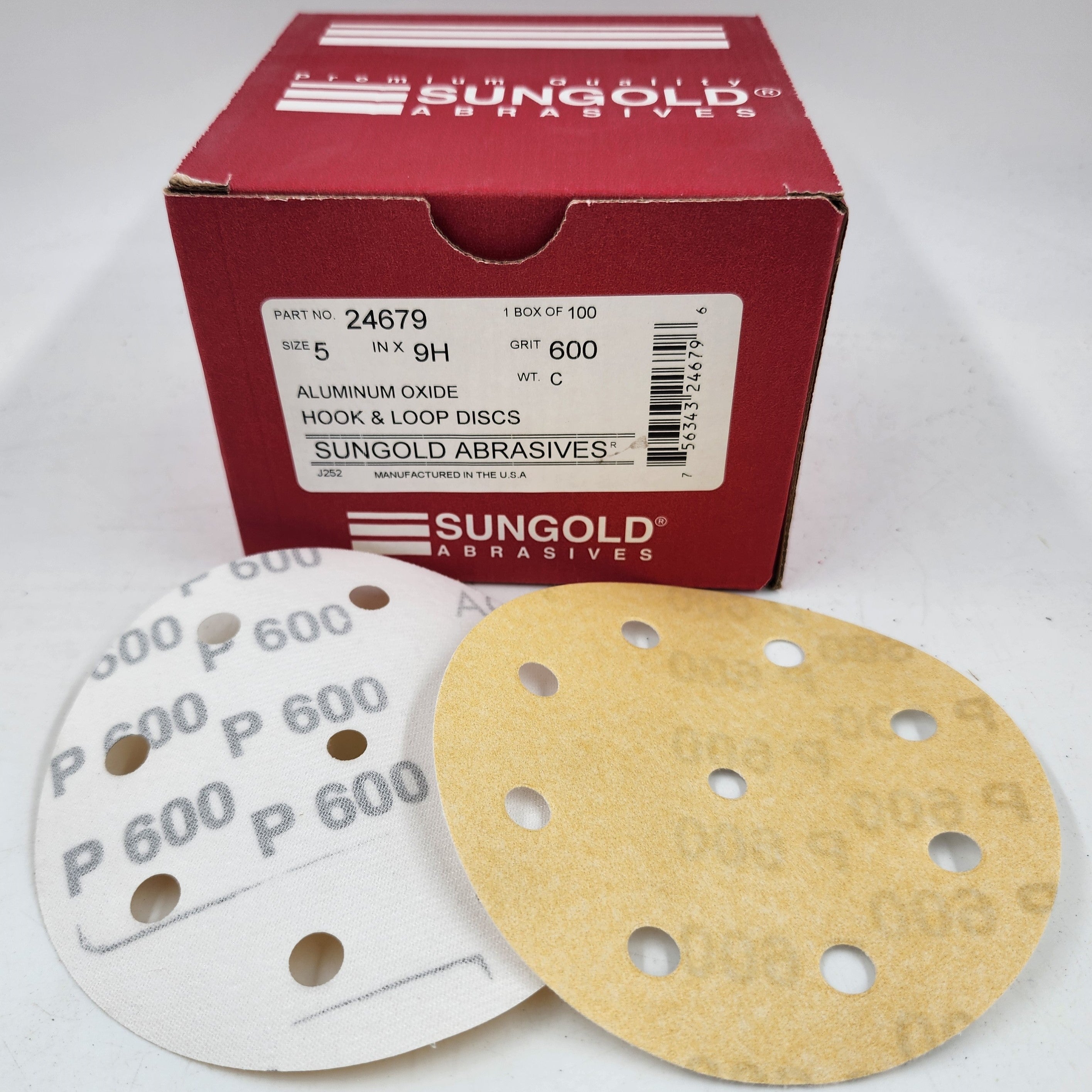 5" 9 HOLE H&L SUPERGRIT AO RESIN FESTOOL DISCS