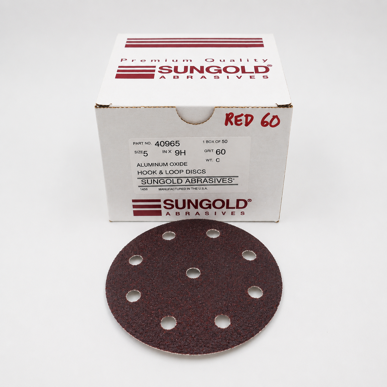 5" 9 HOLE H&L SUPERGRIT AO RESIN FESTOOL DISCS