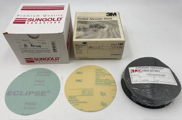 5" SOLID H&L MICRON DISCS